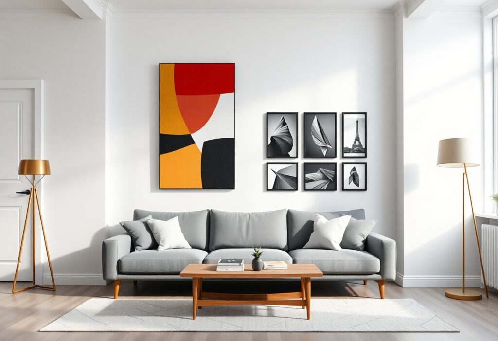 choosing art for homes with white walls cio