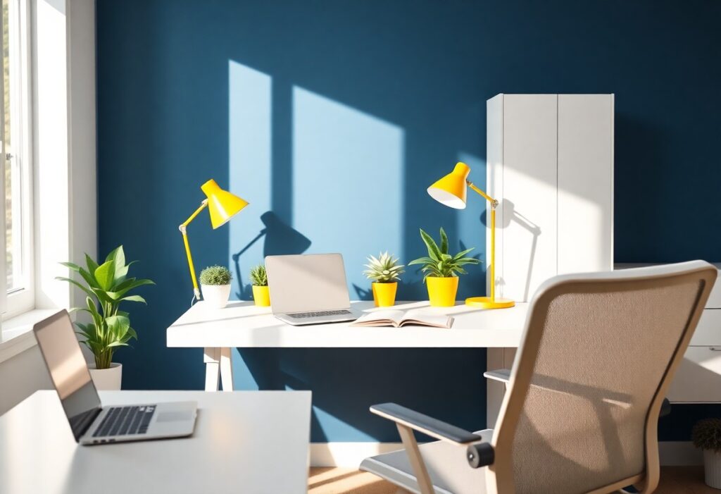 productive colors for your home office gjz