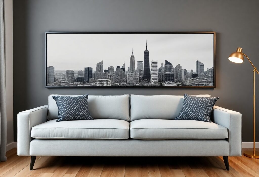 what artwork looks best above a sofa ksb